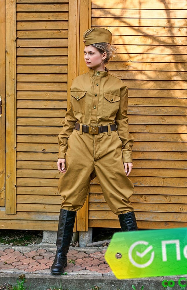 Гимнастерка солдатская взрослая «В сборе»  