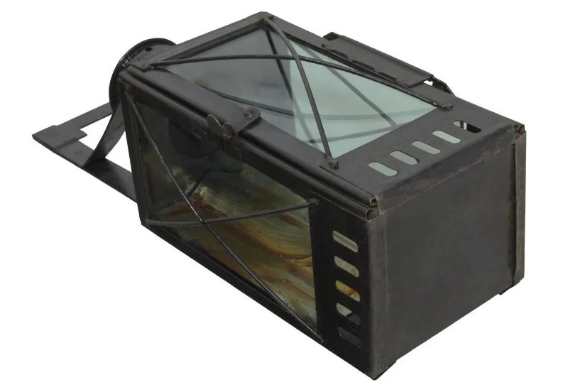 Оригинальный свечной фонарь (СССР), до 1950 года, замок-крючок